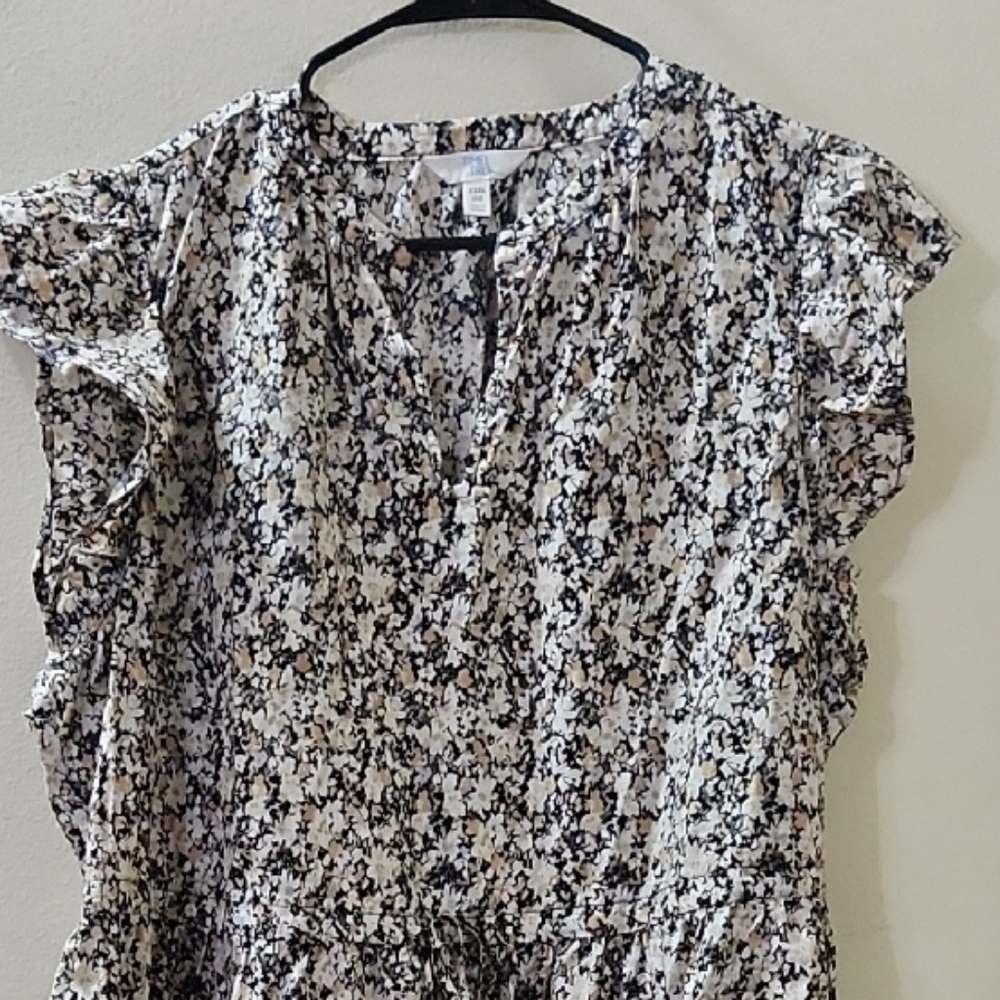 Time and Tru Floral Mini Dress